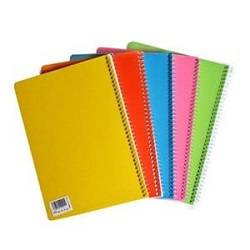 کاج دفتر 100 برگ سیمی طلقی